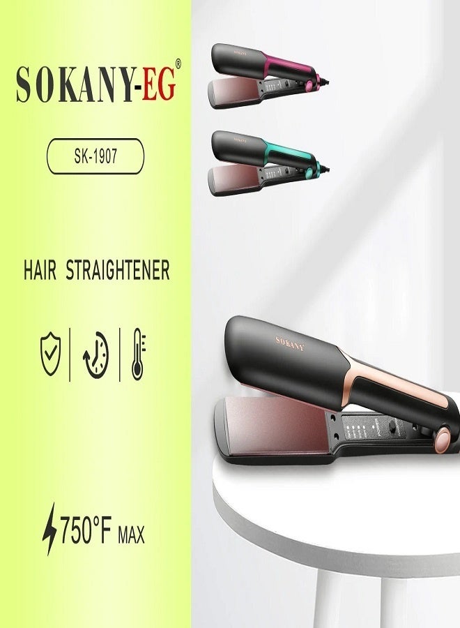 sokany SK-1907 Professional Hair Straightener 750F-40W - Image 2